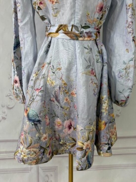 NWOT! Zimmermann Rebellion Button Mini Dress - Picture 11 of 13